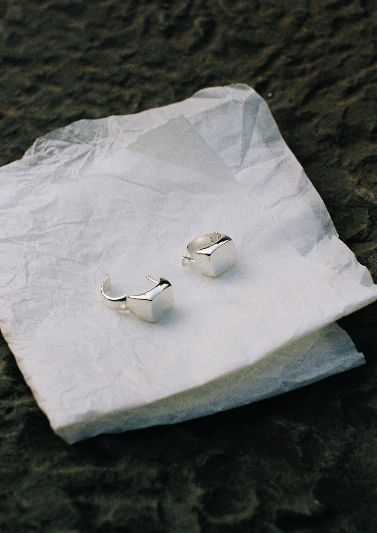 MEHMED - square mono earring